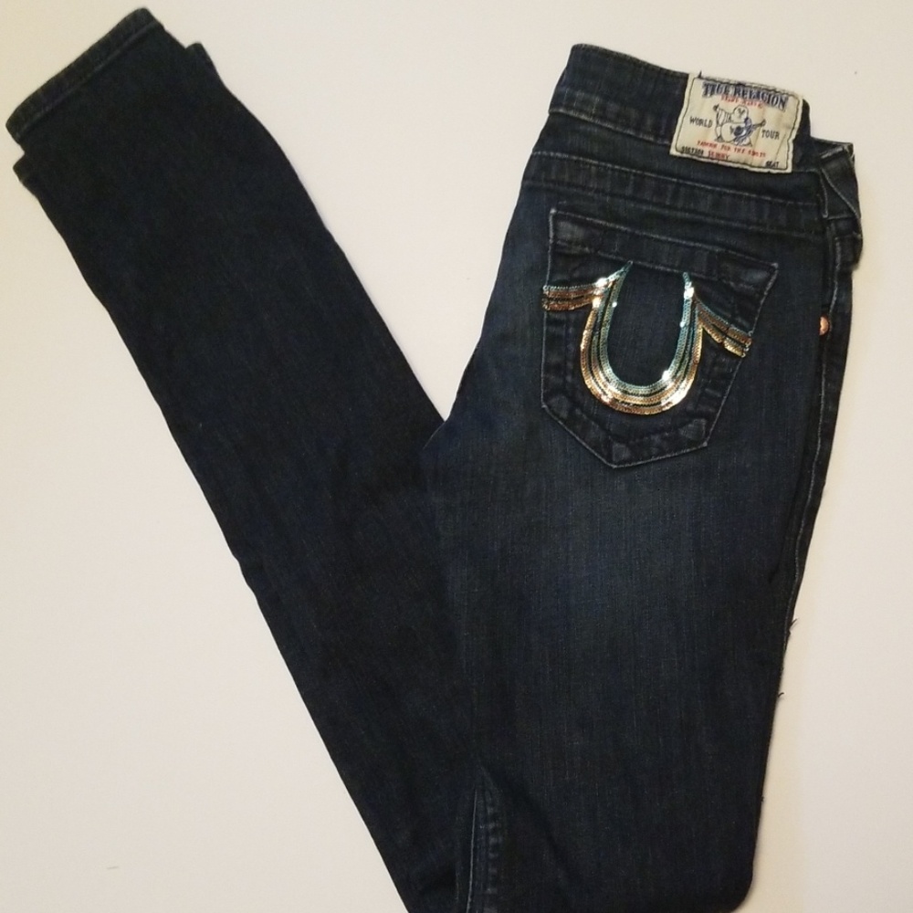 True Religion skinny Jean's sz 26 EUC